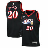 Black Jared McCain Philadelphia 76ers Youth Swingman Jersey | NBA