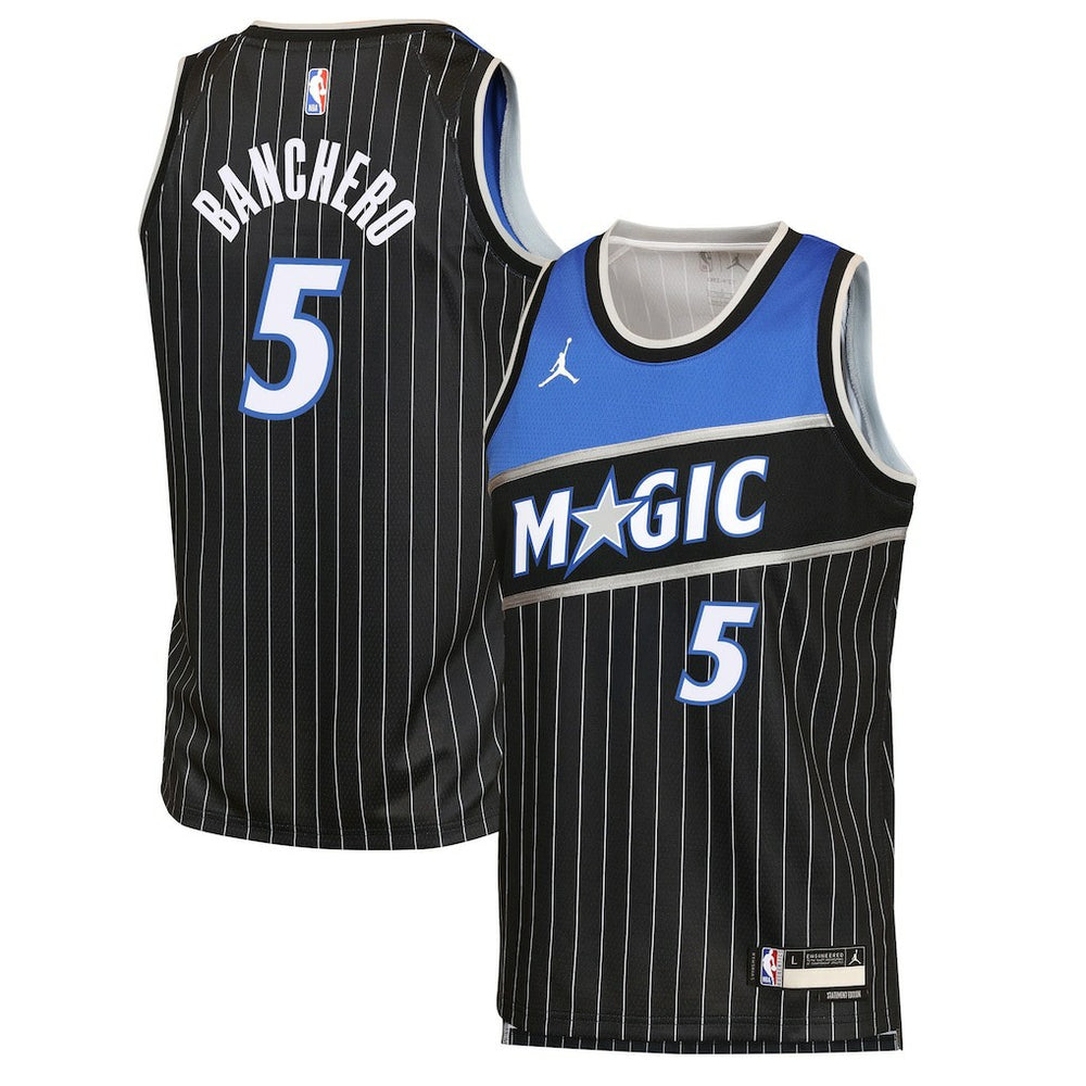 Black Paolo Banchero Orlando Magic Jordan Brand Youth Swingman Jersey | NBA