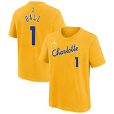 Yellow LaMelo Ball Charlotte Hornets Youth 2025/26 City Edition Name & Number T-Shirt | NBA