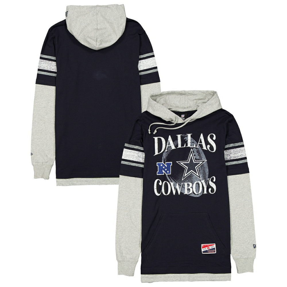 Dallas Cowboys Twofer Layered Long Sleeve Hoodie T-Shirt | NFL US