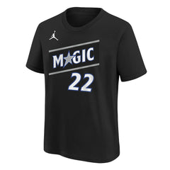 Black Franz Wagner Orlando Magic Jordan Brand Youth Statement Edition Name & Number T-Shirt | NBA