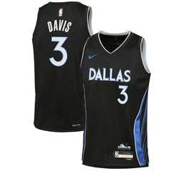 Black Anthony Davis Dallas Mavericks Youth 2025/26 City Edition Swingman Jersey sale | NBA