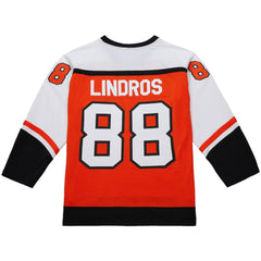 Eric Lindros Philadelphia Flyers Mitchell & Ness Big & Tall 1996-97 Blue Line 2.0 Jersey - NHL Jerseys