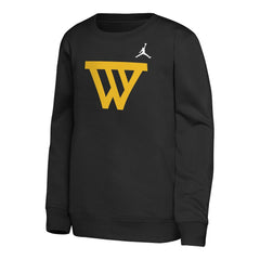 Black Golden State Warriors Jordan Brand Youth Courtside Statement Edition Sweatshirt sale | NBA