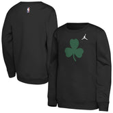 Black Boston Celtics Jordan Brand Youth Courtside Statement Edition Sweatshirt | NBA