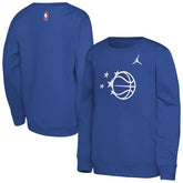 Royal Orlando Magic Jordan Brand Youth Courtside Statement Edition Sweatshirt | NBA
