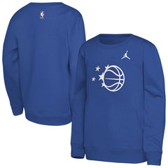 Royal Orlando Magic Jordan Brand Youth Courtside Statement Edition Sweatshirt | NBA