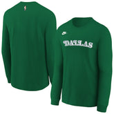 Green Dallas Mavericks Youth Hardwood Classics Essential Logo Max90 Long Sleeve T-Shirt sale | NBA