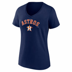 Houston Astros Women's Logo V-Neck T-Shirt - MLB T-shirts