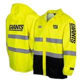 New York Giants Hi-Vis Safety Waterproof Rainshell Full-Zip Hooded Jacket | NFL On sale