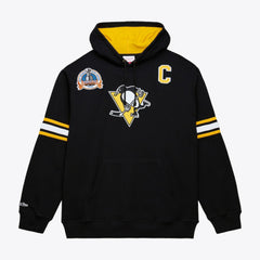 Mario Lemieux Pittsburgh Penguins Mitchell & Ness 1992 Name & Number Premium Pullover Hoodie - NHL Hoodies