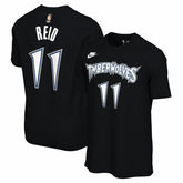 Black Naz Reid Minnesota Timberwolves Unisex Name & Number T-Shirt | NBA