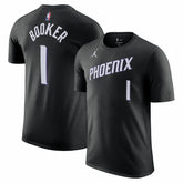 Black Devin Booker Phoenix Suns Jordan Brand Unisex Name & Number T-Shirt | NBA