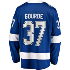Yanni Gourde Tampa Bay Lightning Fanatics Home Breakaway Jersey - NHL Jerseys
