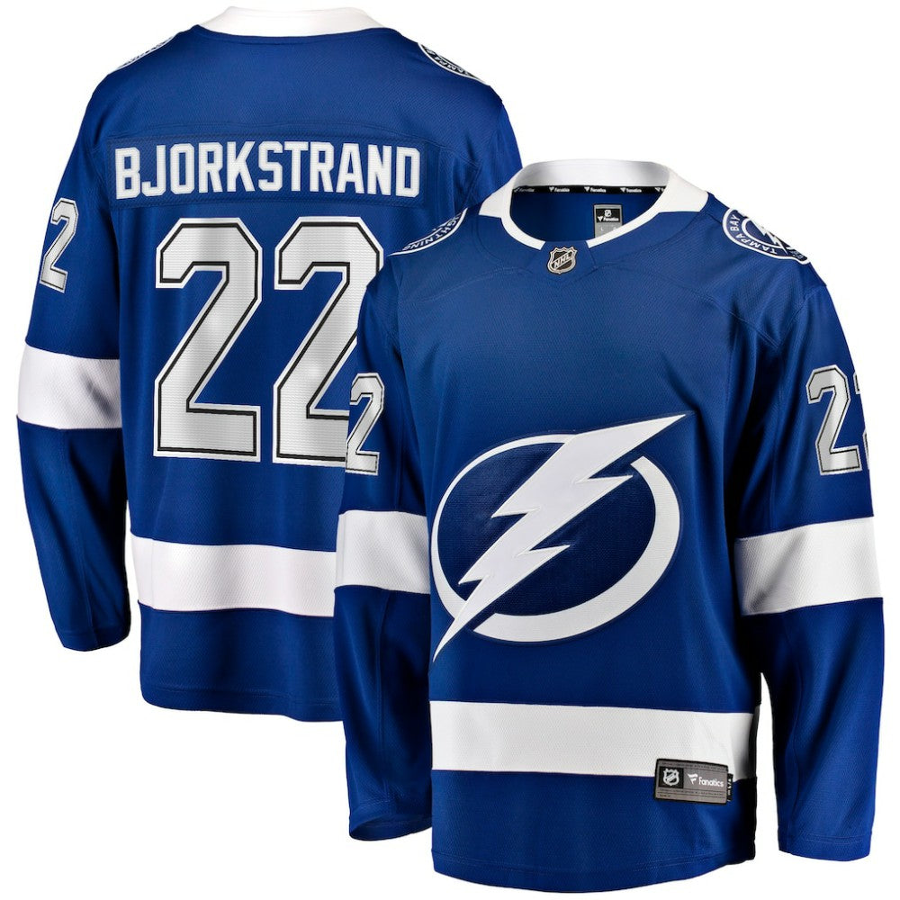 Oliver Bjorkstrand Tampa Bay Lightning Fanatics Home Breakaway Jersey - NHL Jerseys