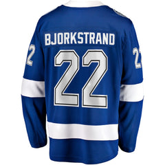 Oliver Bjorkstrand Tampa Bay Lightning Fanatics Home Breakaway Jersey - NHL Jerseys