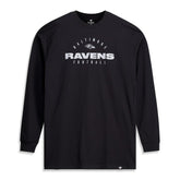 Baltimore Ravens Big & Tall Coverage Scheme Long Sleeve T-Shirt | NFL New