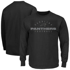 Carolina Panthers Big & Tall Coverage Scheme Long Sleeve T-Shirt | NFL Hot