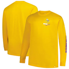 Minnesota Vikings Big & Tall Clock Management Legacy Long Sleeve T-Shirt | NFL Discount