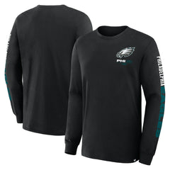 Philadelphia Eagles Big & Tall Clock Management Legacy Long Sleeve T-Shirt | NFL Discount
