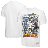 White Kevin Garnett Minnesota Timberwolves Hardwood Classics Commemorative Player Collage T-Shirt | NBA