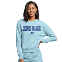Colorado Avalanche Concepts Sport Women's Tonal Pullover Sweatshirt - NHL Sweatshirts