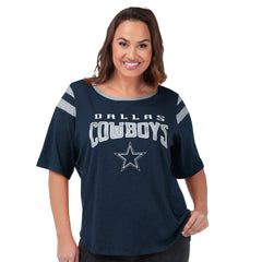 Dallas Cowboys G-III 4Her by Carl Banks Women's Plus Size Linebacker T-Shirt | NFL New
