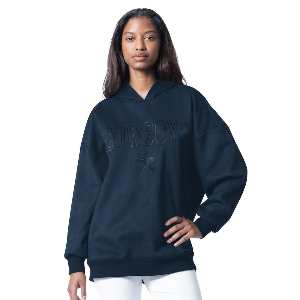 Dallas Cowboys G-III 4Her by Carl Banks Women's Best Hitter Oversized Tunic Pullover Hoodie | NFL Discount