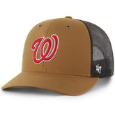 Washington Nationals Carhartt x '47 Trucker Adjustable Hat - MLB Hats