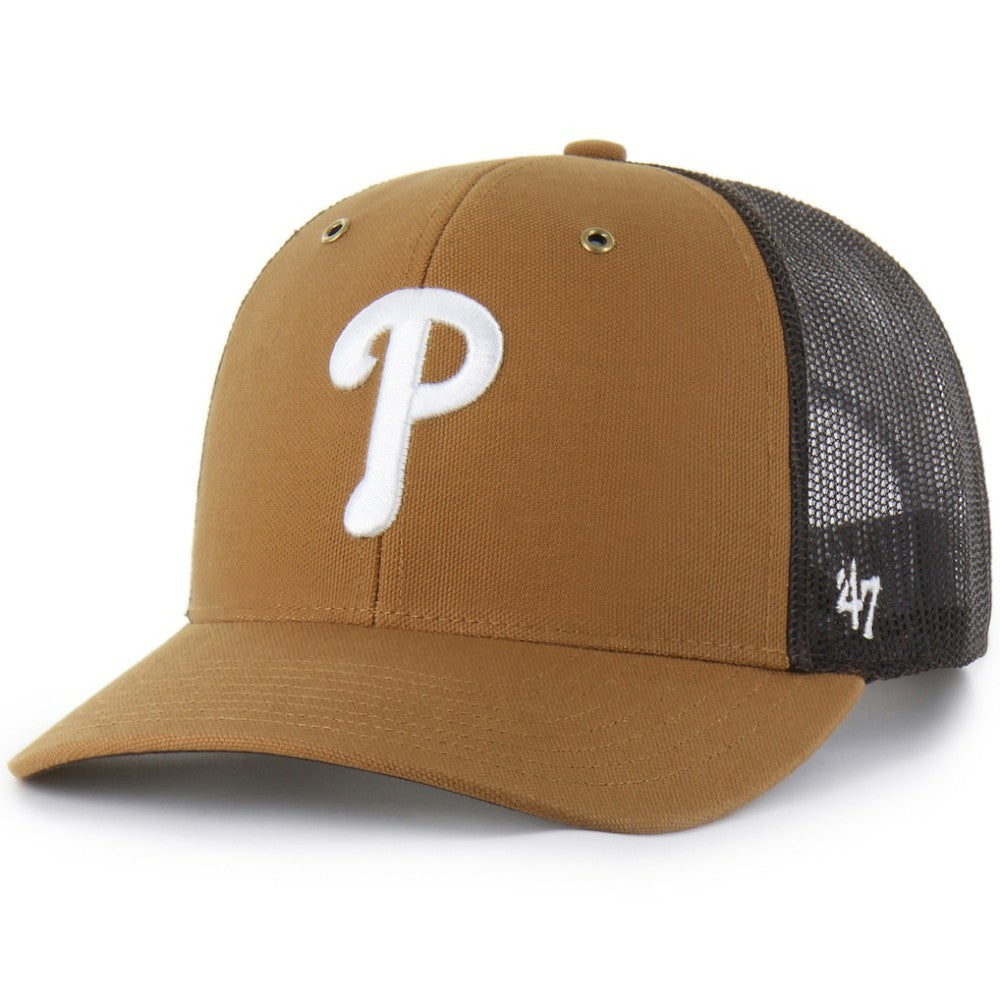 Philadelphia Phillies Carhartt x '47 Trucker Adjustable Hat - MLB Hats