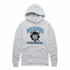 Ash Minnesota Timberwolves Homage Unisex Hometown Edition Tri-Blend Raglan Pullover Hoodie | NBA