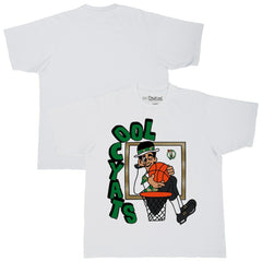 White Boston Celtics Stadium Essentials NBA x Staycool Mascot Oversized T-Shirt | NBA