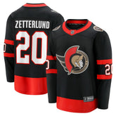 Fabian Zetterlund Ottawa Senators Fanatics Home Breakaway Jersey - NHL Jerseys