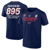 Alexander Ovechkin Washington Capitals Fanatics Most Goals in NHL History T-Shirt - NHL T-shirts