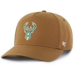 Brown Milwaukee Bucks Carhartt x '47 Hitch Adjustable Hat | NBA
