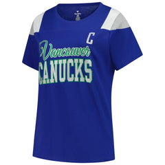 Quinn Hughes Vancouver Canucks Fanatics Women's Plus Size Name & Number Scoop Neck T-Shirt - NHL T-shirts