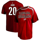 Sebastian Aho Carolina Hurricanes Profile Big & Tall Name & Number T-Shirt - NHL T-shirts
