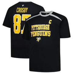Sidney Crosby Pittsburgh Penguins Profile Big & Tall Name & Number T-Shirt - NHL T-shirts