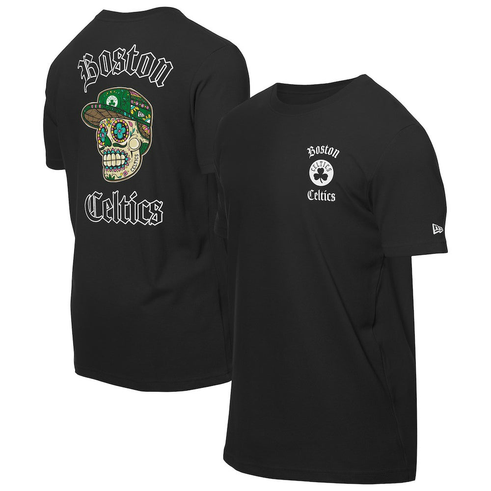 Black Boston Celtics Sugar Skulls T-Shirt | NBA