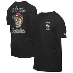 Black Atlanta Hawks Sugar Skulls T-Shirt | NBA