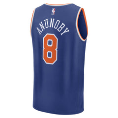 Blue OG Anunoby New York Knicks Fast Break Replica Player Jersey | NBA
