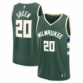 Hunter Green A.J. Green Milwaukee Bucks Fast Break Replica Player Jersey | NBA