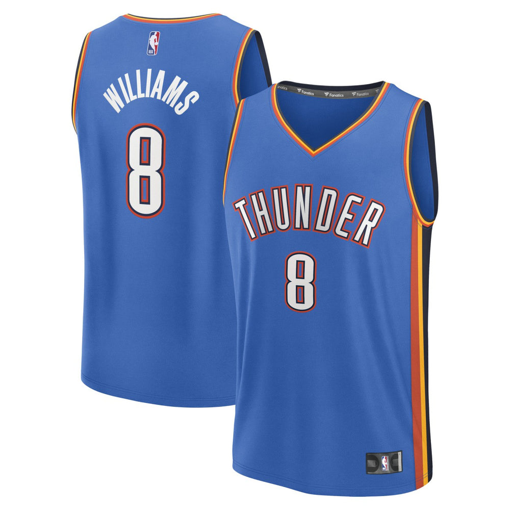 Blue Jalen Williams Oklahoma City Thunder Fast Break Replica Player Jersey | NBA
