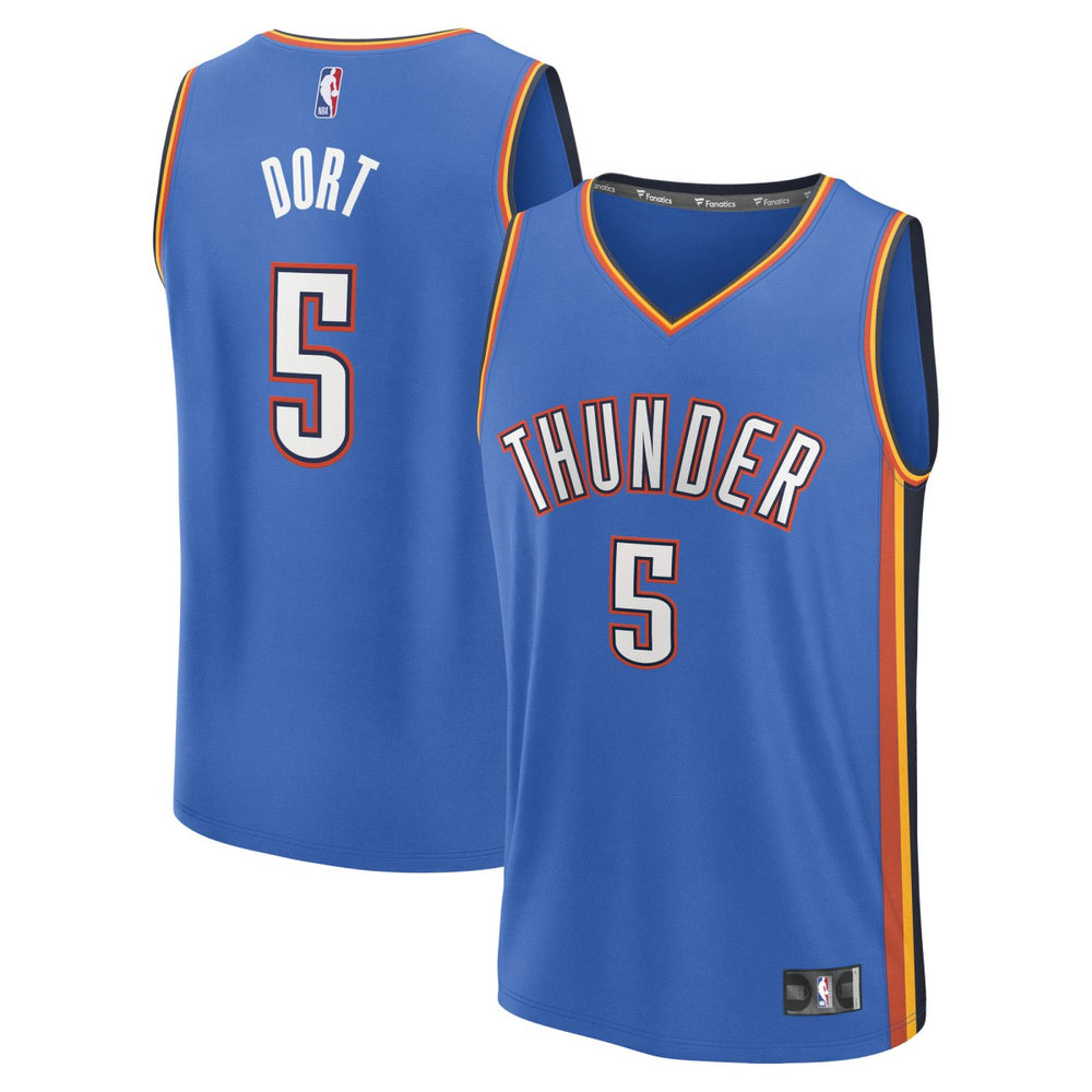 Blue Luguentz Dort Oklahoma City Thunder Fast Break Replica Player Jersey | NBA