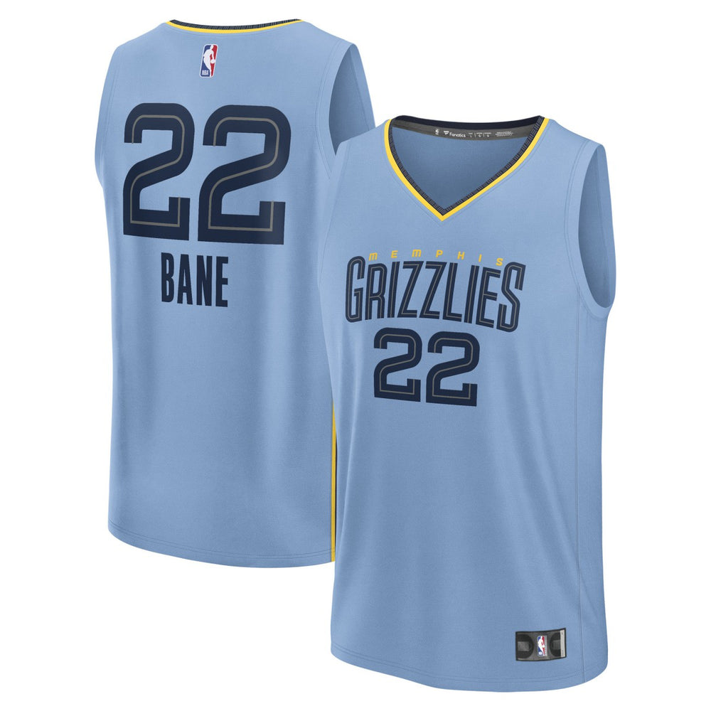 Light Blue Desmond Bane Memphis Grizzlies Fast Break Replica Player Jersey | NBA