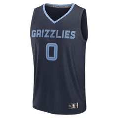 Navy Jaylen Wells Memphis Grizzlies Fast Break Replica Player Jersey | NBA