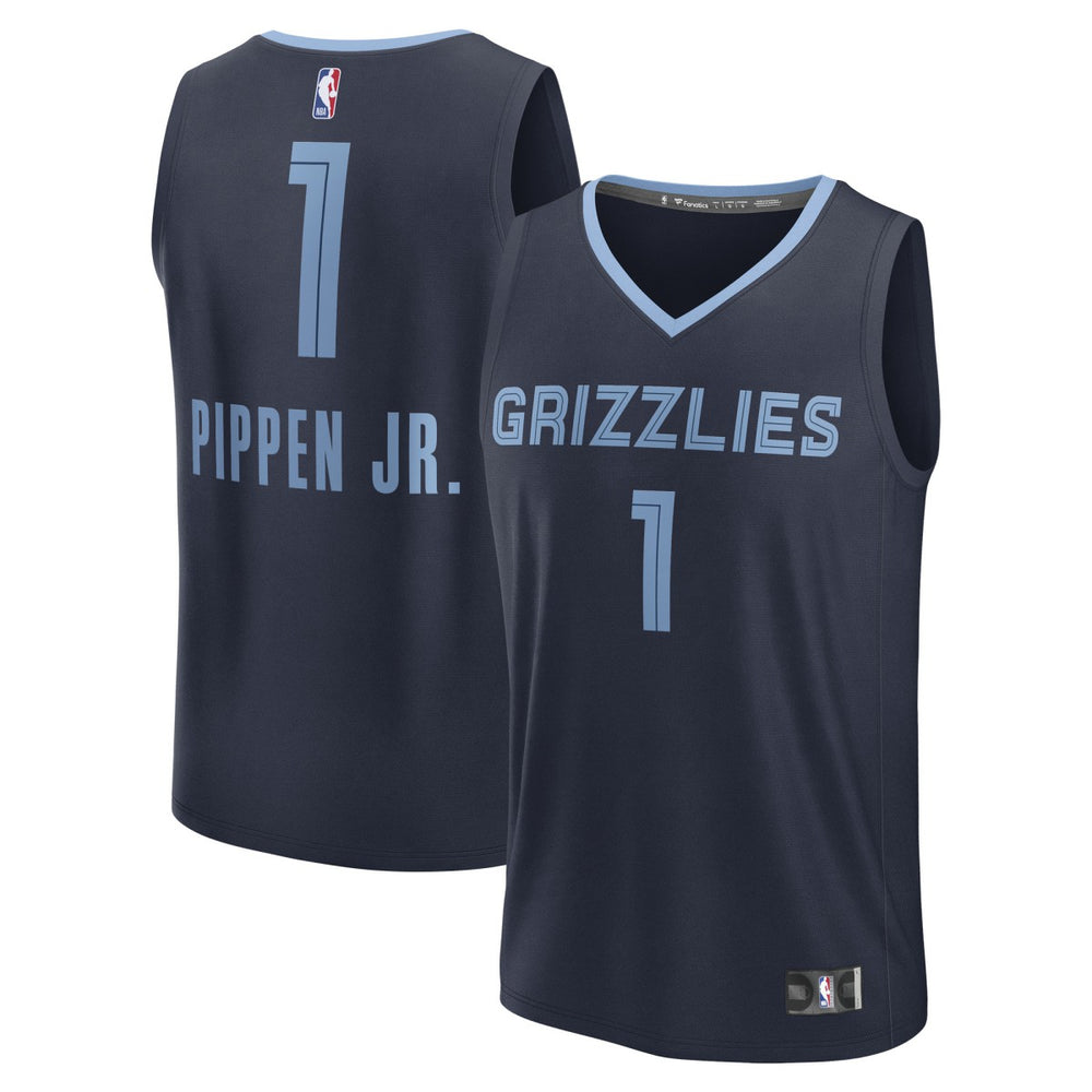 Navy Scotty Pippen Jr. Memphis Grizzlies Fast Break Replica Player Jersey | NBA