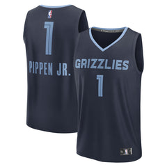 Navy Scotty Pippen Jr. Memphis Grizzlies Fast Break Replica Player Jersey | NBA