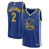 Royal Brandin Podziemski Golden State Warriors Fast Break Replica Player Jersey sale | NBA