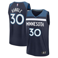 Navy Julius Randle Minnesota Timberwolves Fast Break Replica Player Jersey | NBA